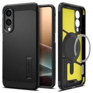 Spigen Tough Armor Mag кейс – Galaxy S25 Edge – Черен – MagSafe съвместим
