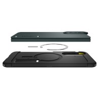 Spigen Tough Armor Mag кейс за Galaxy S25 Edge – Abyss Green – MagSafe