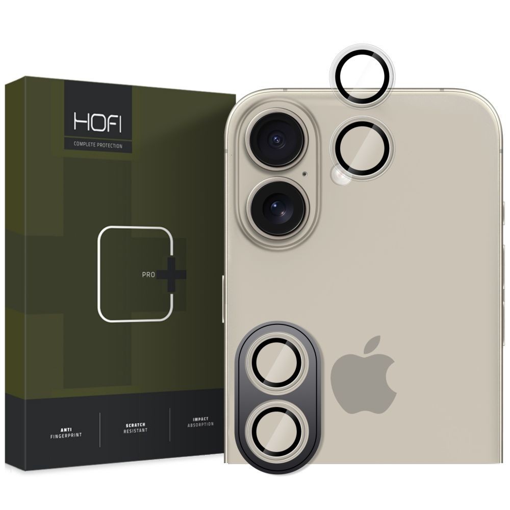 Hofi CamRing Pro+ протектор за камера – iPhone 16 / 16 Plus / 17 – Прозрачен