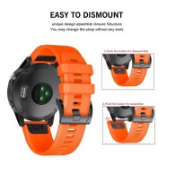 Каишка TECH-PROTECT SMOOTH за Garmin Fenix 5/6/6 Pro, Оранжев