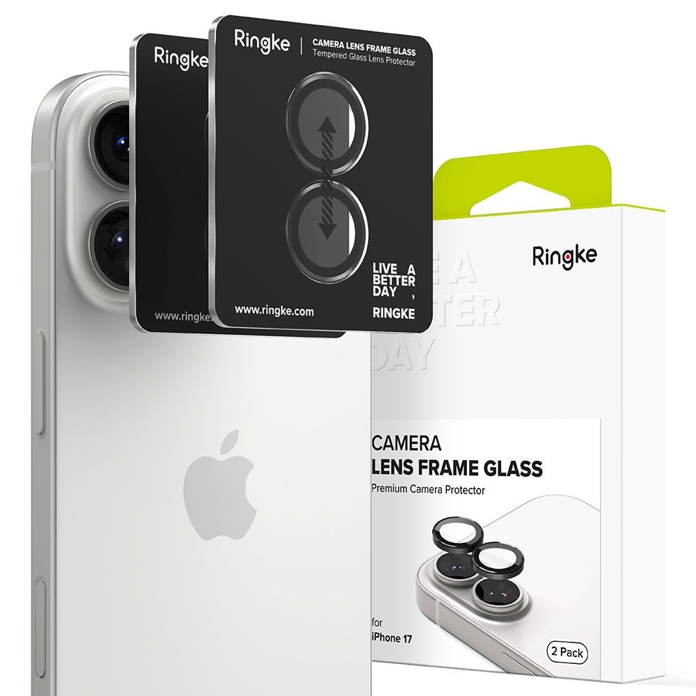 Ringke Camera Frame протектор – iPhone 17 – Черен – 2 броя