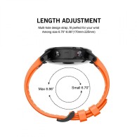 Каишка TECH-PROTECT SMOOTH за Garmin Fenix 5/6/6 Pro, Оранжев