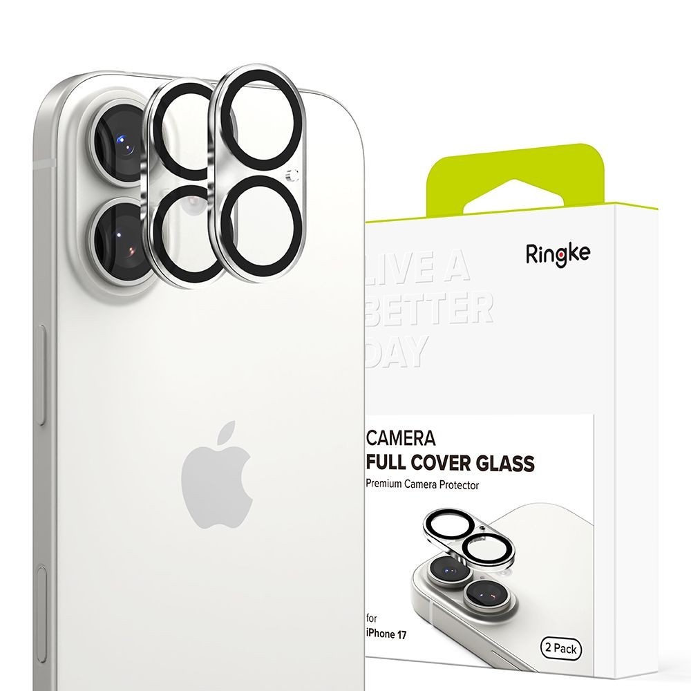 Ringke Camera Full Cover протектор – iPhone 17 – Черен – 2 броя