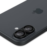 Spigen Optik Pro GLAS.tR EZ Fit протектор за камера – iPhone 16 / 16 Plus / 17 – Черен – 2 броя