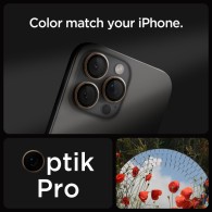 Spigen Optik Pro GLAS.tR EZ Fit протектор за камера – iPhone 16 / 17 Pro / Max – Desert Titanium – 2 броя