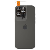 Spigen Optik Pro GLAS.tR EZ Fit протектор за камера – iPhone 16 / 17 Pro / Max – Desert Titanium – 2 броя