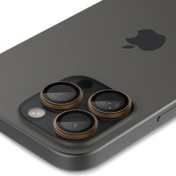 Spigen Optik Pro EZ Fit протектор за камера – iPhone 16 / 17 Pro / Max – Desert Titanium – 2 броя