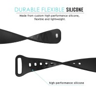 Каишка TECH-PROTECT SMOOTH за Samsung Gear Fit/Fit 2 Pro, Черен