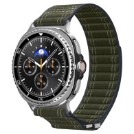 SPIGEN WBF0 текстилна каишка – Samsung Galaxy Watch 8 / Classic (40 / 44 / 46 mm) – Зелен