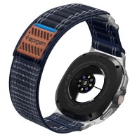 SPIGEN WBF0 текстилна каишка – Samsung Galaxy Watch 8 / Classic (40 / 44 / 46 mm) – Тъмносин