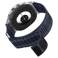 SPIGEN WBF0 текстилна каишка – Samsung Galaxy Watch 8 / Classic (40 / 44 / 46 mm) – Тъмносин