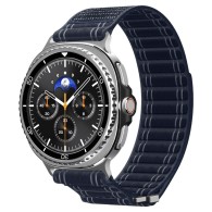 SPIGEN WBF0 текстилна каишка – Samsung Galaxy Watch 8 / Classic (40 / 44 / 46 mm) – Тъмносин