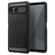 SPIGEN Rugged Armor – Калъф за Sony Xperia 10 VII – Мат Черен