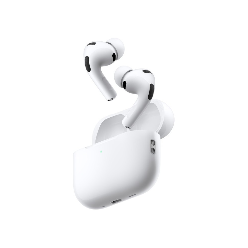 Apple AirPods Pro (3. Gen.) – USB-C MagSafe кутия | Бели безжични слушалки с активно шумопотискане