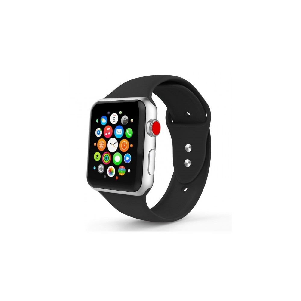 Каишка TECH-PROTECT SMOOTHBAND за Apple Watch 1/2/3/4/5 (38/40mm), Черен