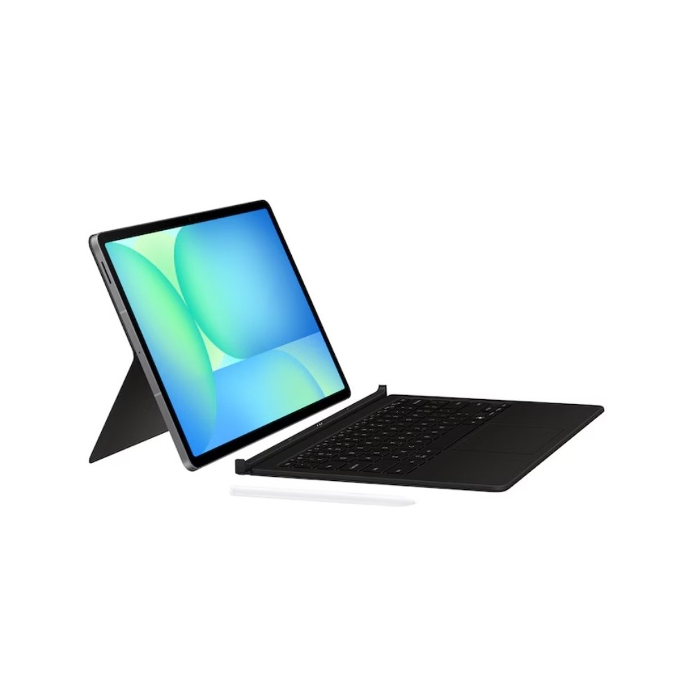 Samsung Book Cover Keyboard EF-DX625BB – QWERTZ клавиатура за Tab S10 FE+ (SM-X620/X625), черна