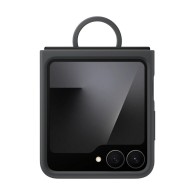 Samsung Силиконов калъф с пръстен EF-PF741TB – Черен, за Galaxy Z Flip 7 FE (SM-F766)