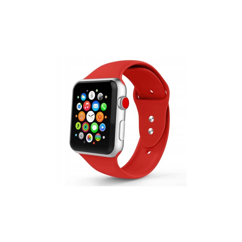 Каишка TECH-PROTECT SMOOTHBAND за Apple Watch 1/2/3/4/5 (42/44mm), Червен