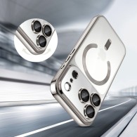 Tech-Protect MagFlex MagSafe калъф – iPhone 17 Pro – Shiny Silver