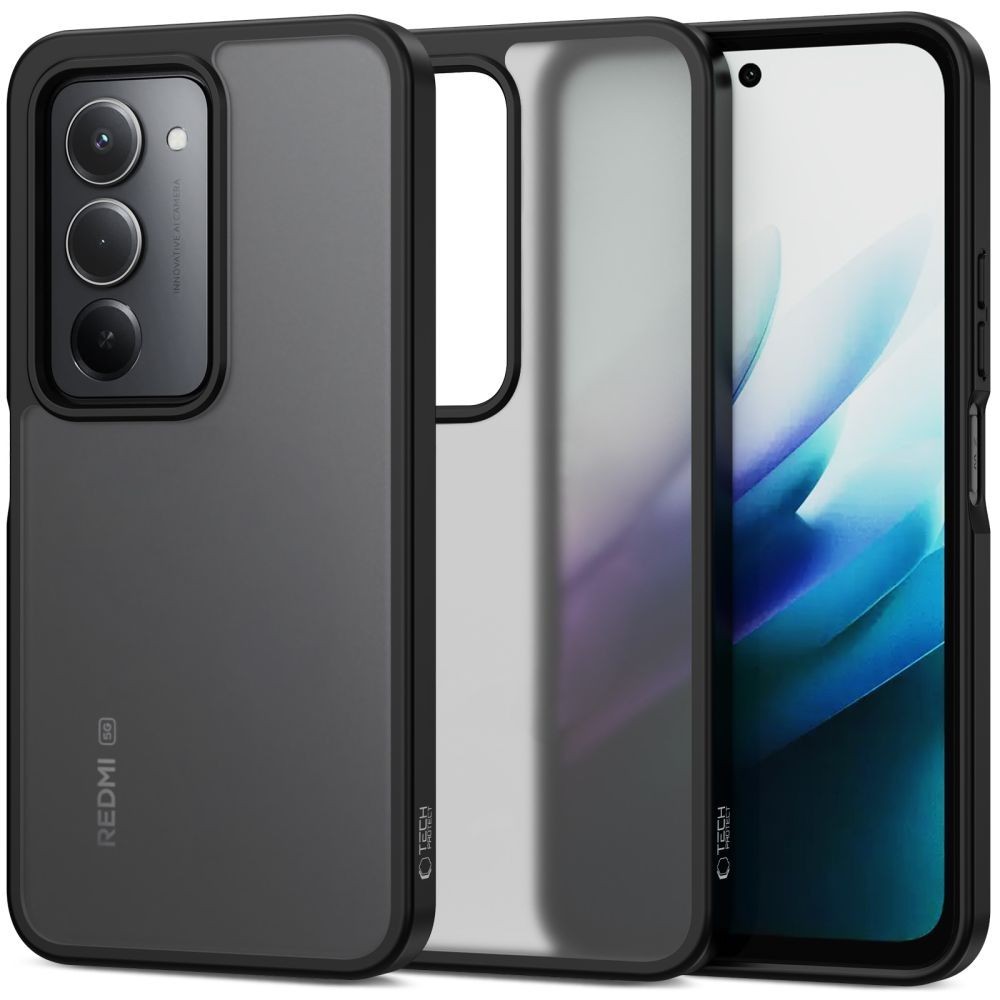 Tech-Protect MagMat калъф – Xiaomi Redmi 15 4G / 5G – Матово черен