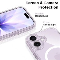 Tech-Protect MagPeak MagSafe CC калъф – iPhone 17 – Прозрачен (Clear)