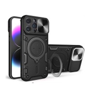 Удроустойчив Кейс, fixGuard Tech Armor Series, Ring, Magnetic,Holder,lens cover за Honor 400 - Черен