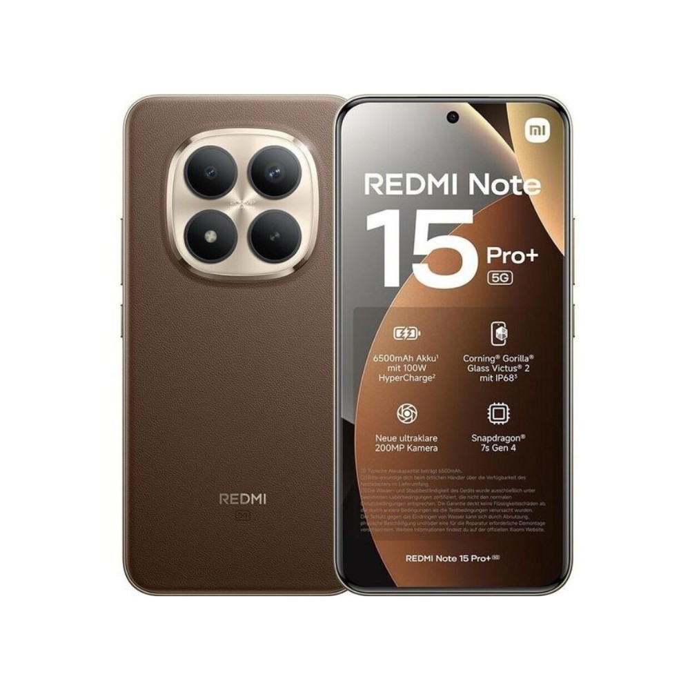 Смартфон Xiaomi Redmi Note 15 Pro+ 5G, 6.83 ", 256GB, Ram, 8GB, 200+8MP, Mocha Brown