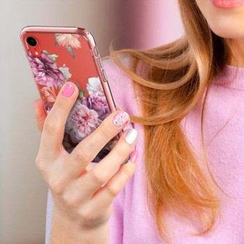 Spigen Ciel дизайнерски удароустойчив кейс за iPhone Xr, Rose Floral
