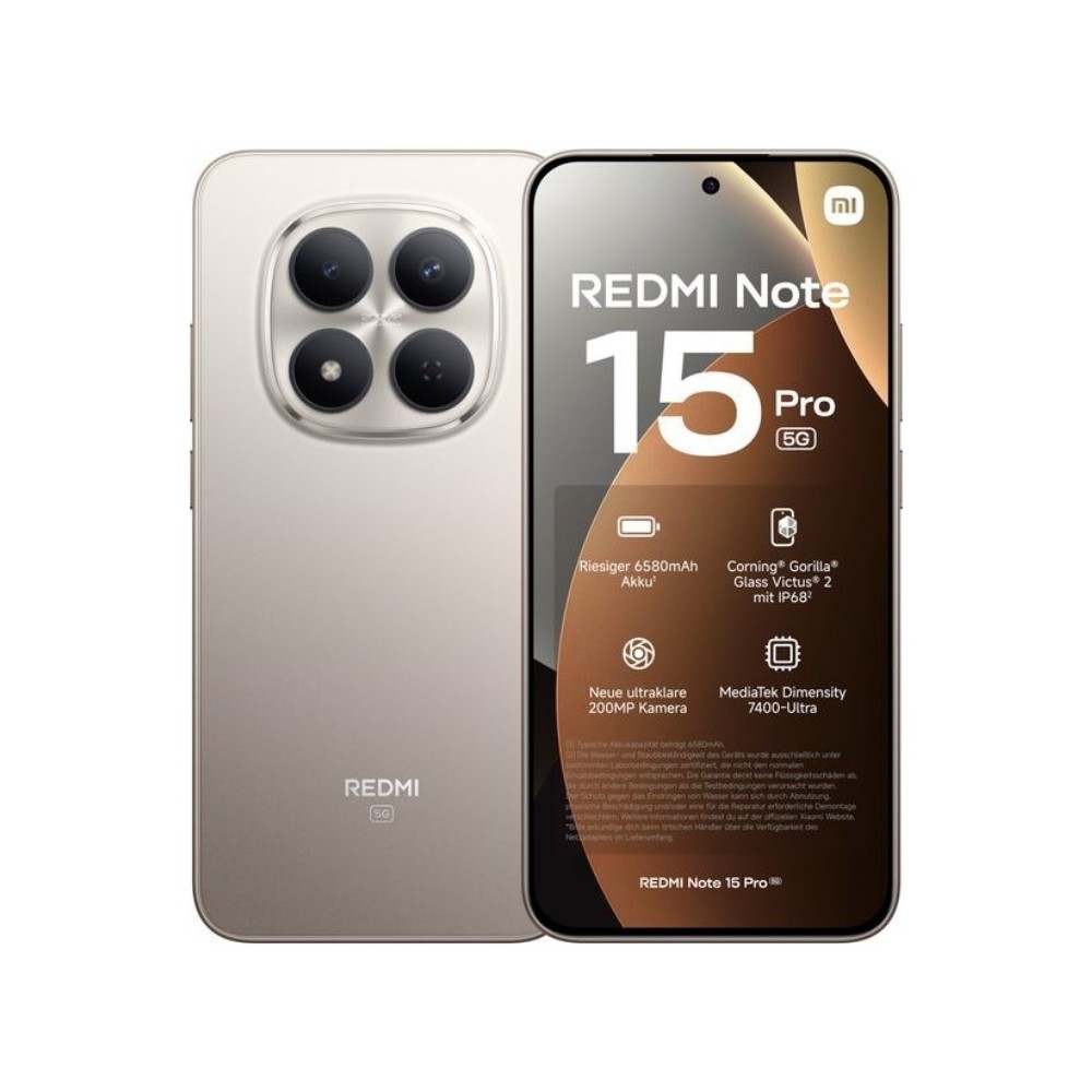 Смартфон Xiaomi Redmi Note 15 Pro 5G, 512GB,12GB, Titanium