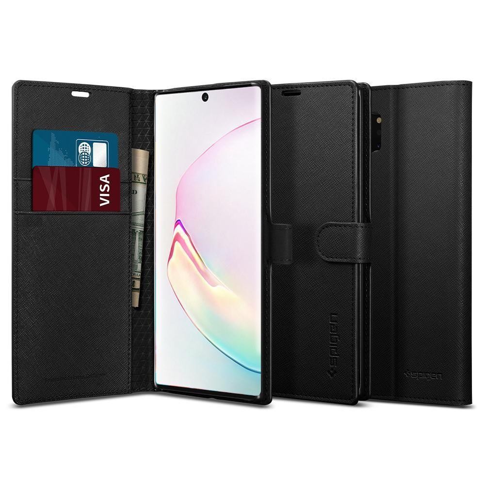 Spigen Wallet "S" Samsung Galaxy Note 10+ Plus, Black