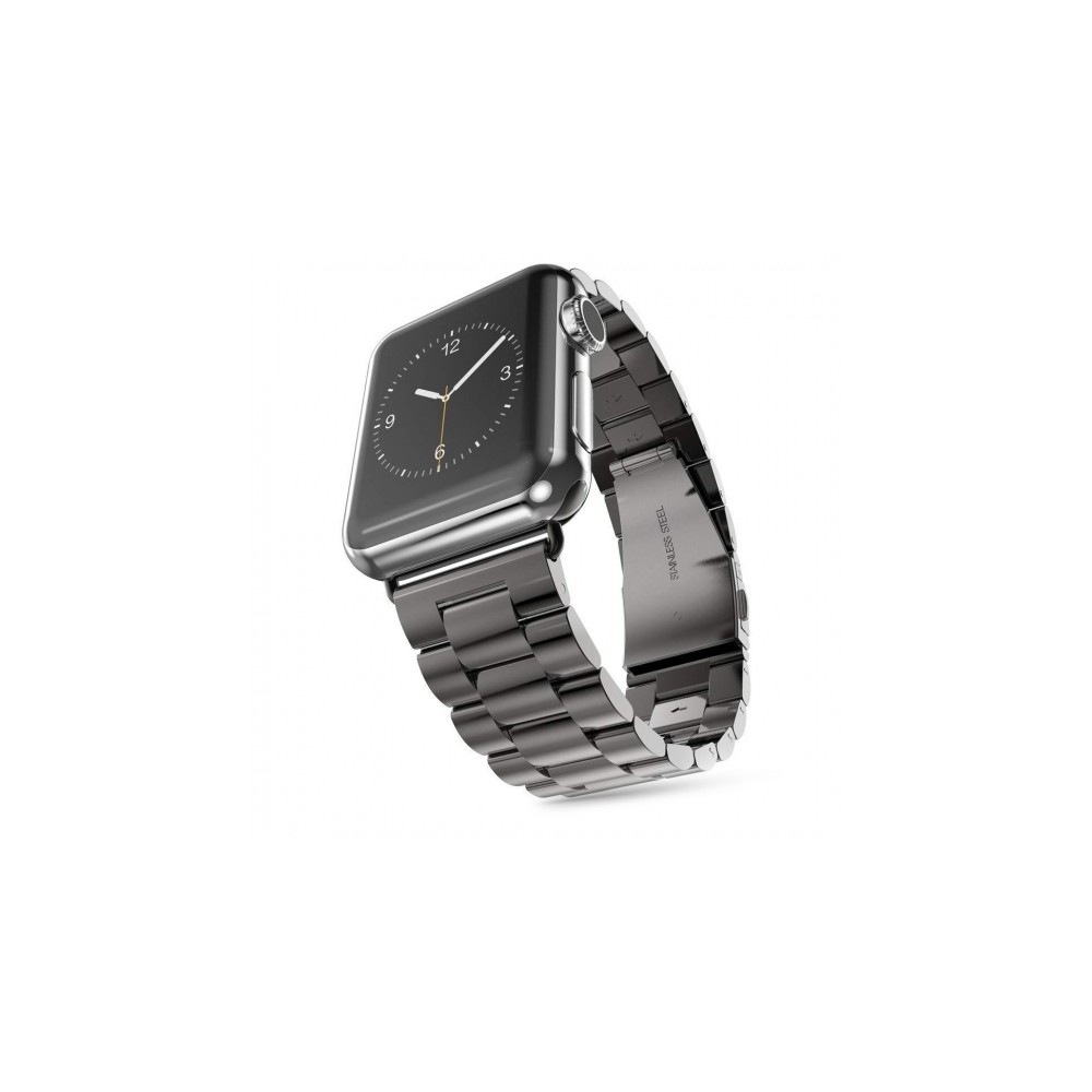 Каишка TECH-PROTECT STAINLESS за Apple Watch 1/2/3/4/5 (42/44/45mm), Черен