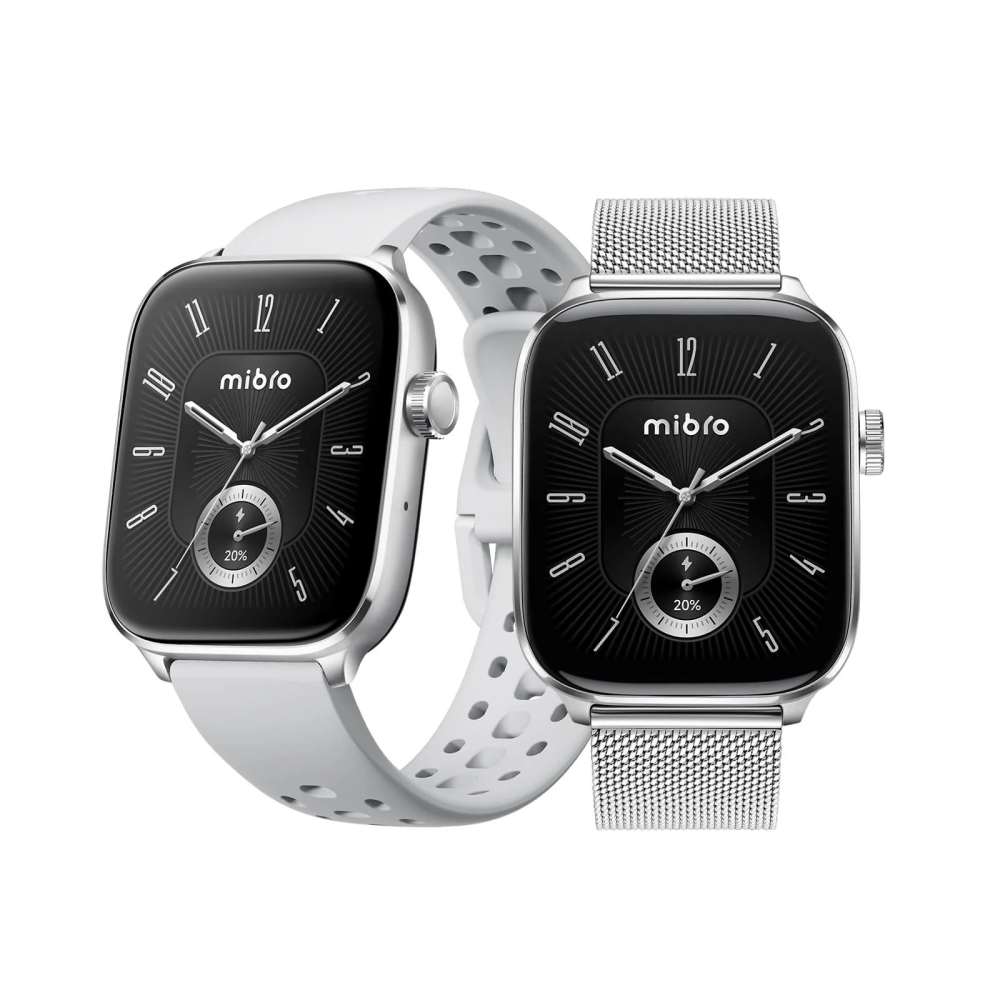 Смарт Часовник Mibro Watch Fit, Silver (Milanis + Silicone)