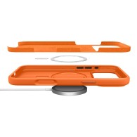 Калъф SPIGEN SILICONE FIT MAG MAGSAFE за IPHONE 17 PRO MAX, COSMIC ORANGE - Tecnoplus.bg