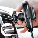 Безжично зарядно/стойка Baseus за телефон за кола с бързо зареждане, Wireless Charger, 10W, Сив