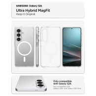 Калъф Spigen Ultra Hybrid Mag Magsafe Galaxy S26, Clear/white - Tecnoplus.bg