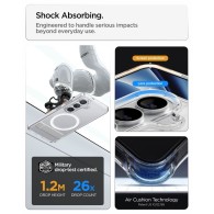 Калъф Spigen Ultra Hybrid "S" Mag Magsafe Galaxy S26, Clear/whitev - Tecnoplus.bg