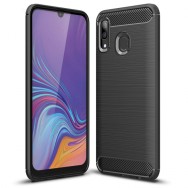 Калъф TECH-PROTECT TPUCARBON за Samsung Galaxy A40, Черен