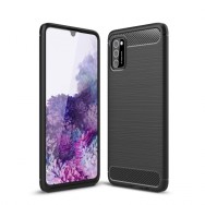 Калъф TECH-PROTECT TPUCARBON за Samsung Galaxy A41, Черен