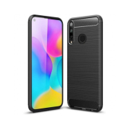 Калъф Tech-Protect TPUcarbon за Huawei P40 Lite E, Черен