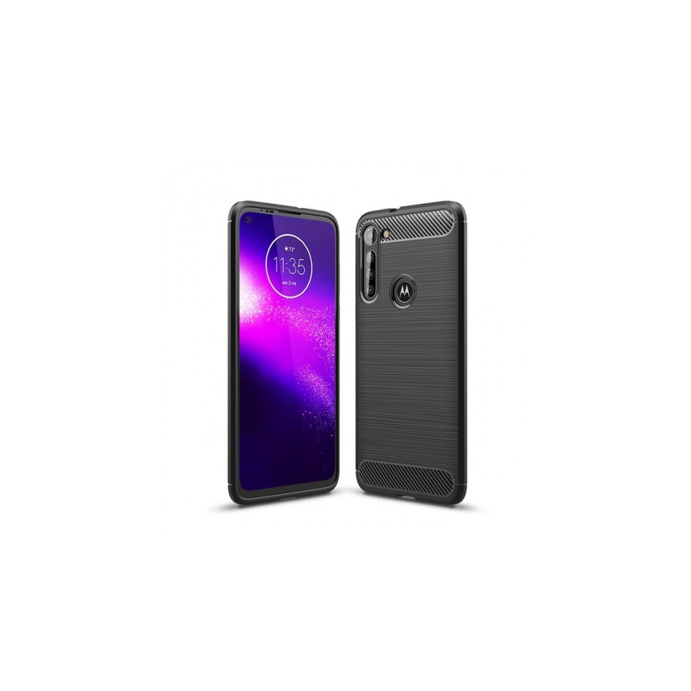 Калъф TECH-PROTECT TPUCARBON за Motorola Moto G8 Power, Черен