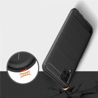 Калъф TECH-PROTECT TPUCARBON за Xiaomi Redmi Note 7, Черен