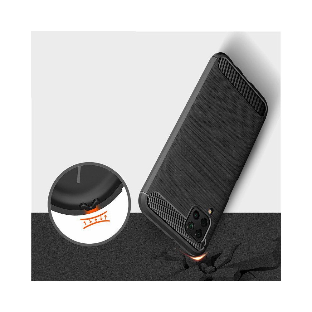 Калъф TECH-PROTECT TPUCARBON за Xiaomi Redmi Note 7, Черен