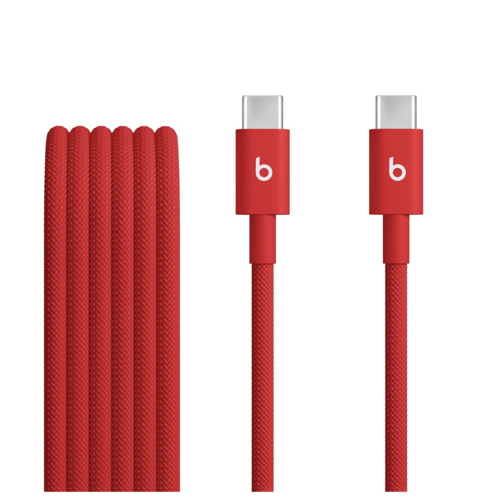 Оригинален Apple, Beats Wowen USB-C към USB-C кабел – MDGA4ZM, 1.5m, Rapid Red