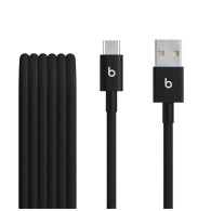 Оригинален Apple, Beats Wowen USB-C към USB-C кабел – MDGA4ZM, 1.5m, Black