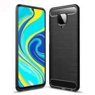 Калъф TECH-PROTECT TPUCARBON за Xiaomi Redmi Note 9s/9 Pro/9 Pro Max, Черен