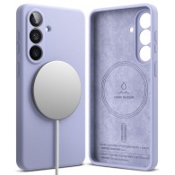 Ringke Silicone Magnetic MagSafe Калъф за Samsung Galaxy S26 – Lavender