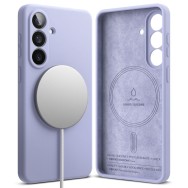 Ringke Silicone Magnetic MagSafe Калъф за Samsung Galaxy S26 – Lavender