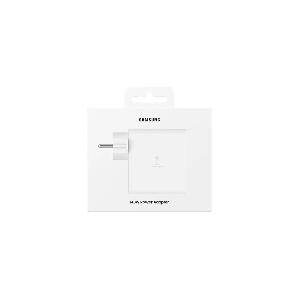 Оригинално зарядно Samsung Charger 220V, 5A, 140W, USB-C, White, EP-TB410NW, Blister