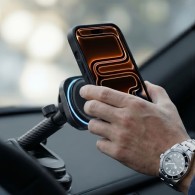 Стойка за Tech-protect v20 arcticboost magnetic magsafe dashboard & vent car mount wireless charger, 25w, qi2.2 black