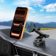 Стойка за кола Tech-protect n62 2in1, universal & magnetic magsafe dashboard & vent car mount, black